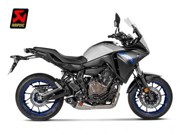 ESCAPE COMPLETO DE TITANIO DE CARRERAS HOMOLOGADO POR AKRAPOVIC YAMAHA MT-07 / FZ-07 2021-2024
