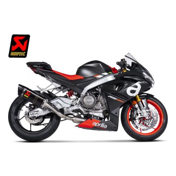 Escape completo de carbono Akrapovic Racing para Aprilia RS 660 (2021-2024)
