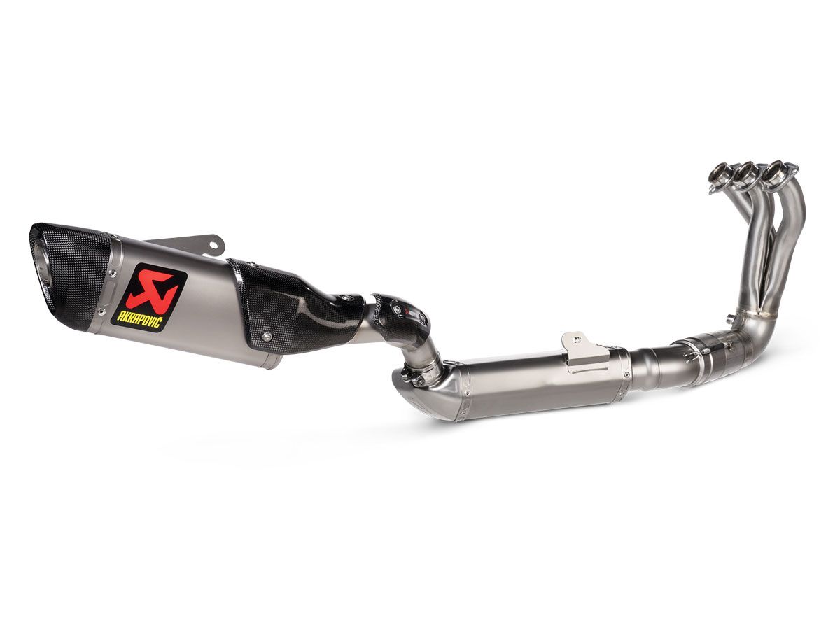 Escape completo de titanio Akrapovic Racing Line Yamaha Tracer 9 / GT / GT+ 2021-2024