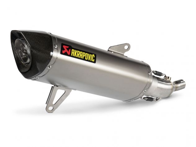 SILENCIADOR DESLIZANTE DE ACERO INOXIDABLE AKRAPOVIC YAMAHA X-MAX 300 2021-2024 HOMOLOGADO