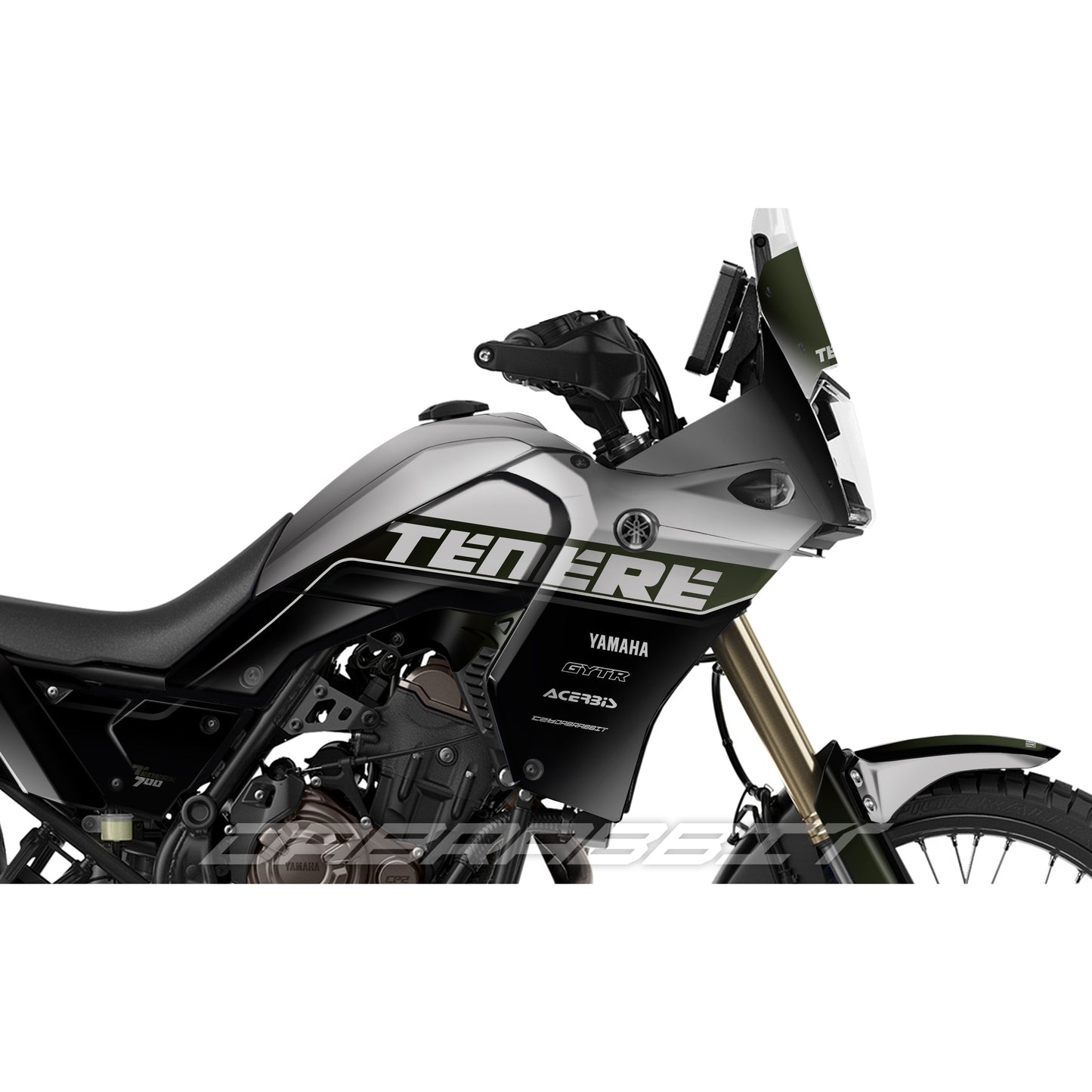 Juego de pegatinas YAMAHA TENERE 700 / T7 (HF-KK)