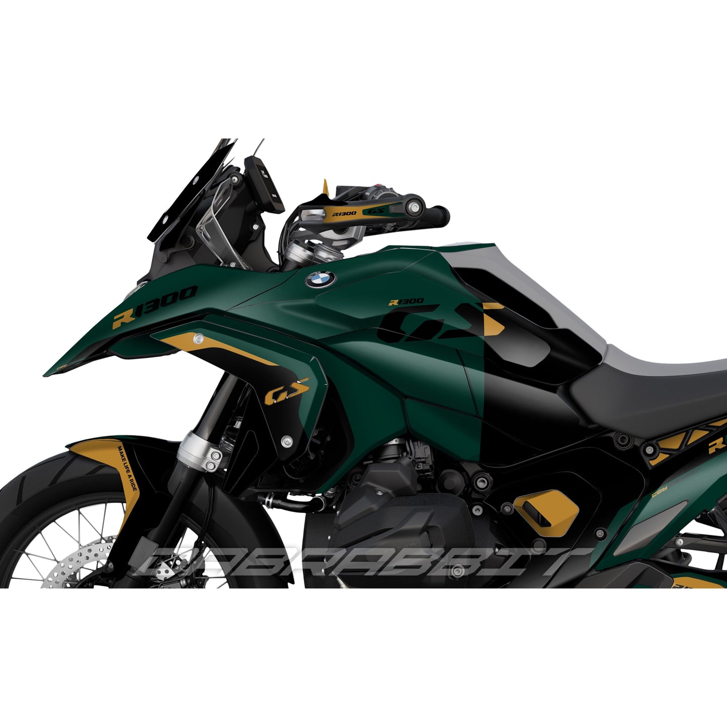 Juego de pegatinas BMW R1300GS Verde