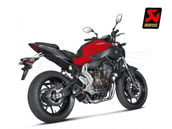 ESCAPE COMPLETO INOX RACING AKRAPOVIC YAMAHA MT-07 / FZ-07 2014-2024