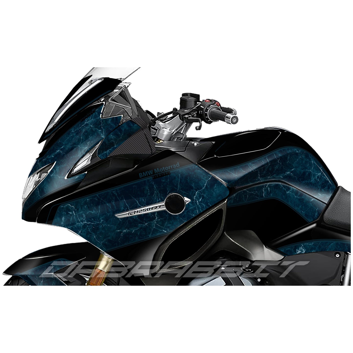 Juego de pegatinas BMW R 1200/1250 RT camuflaje azul