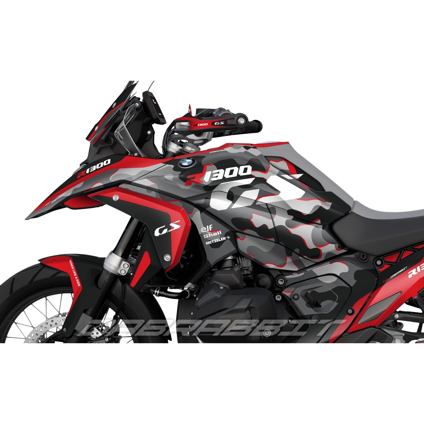 Paquete de pegatinas de camuflaje para BMW R1300GS