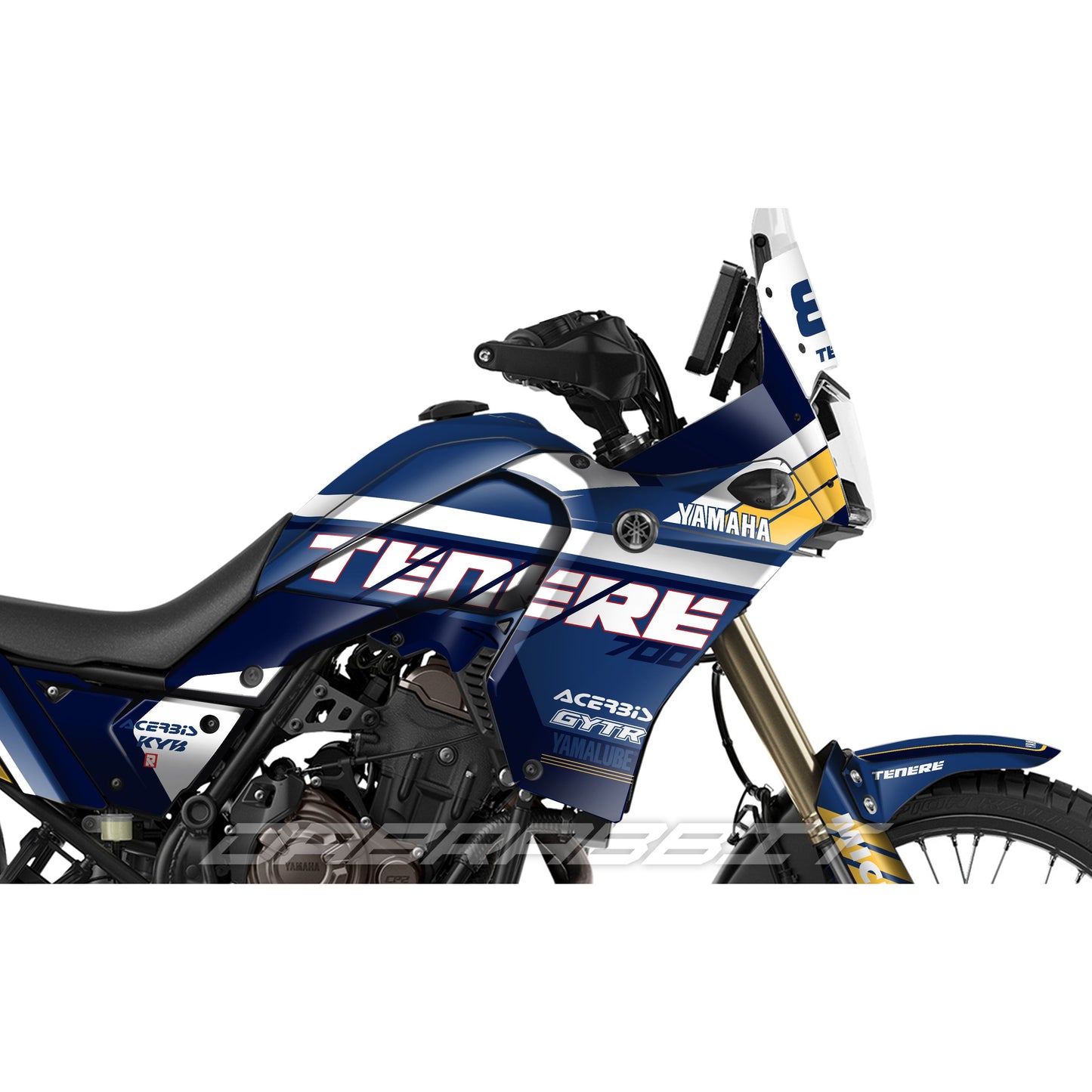 Juego de pegatinas YAMAHA TENERE 700 / T7 (SD-BL)