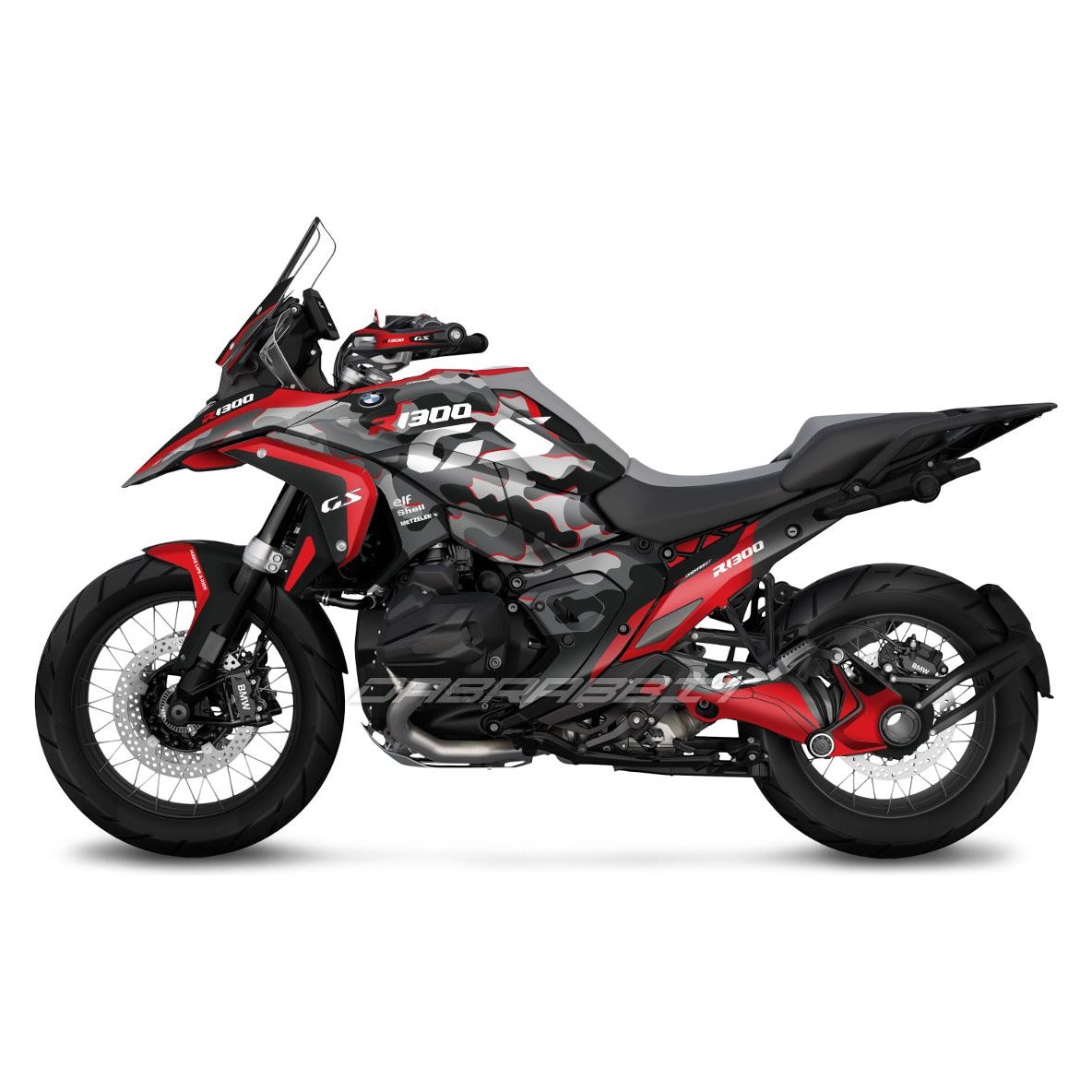 Paquete de pegatinas de camuflaje para BMW R1300GS