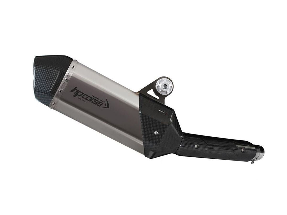 SILENCIADOR HP CORSE SPS CARBONO TITANIO CORTO YAMAHA TENERE 700 2019-2023