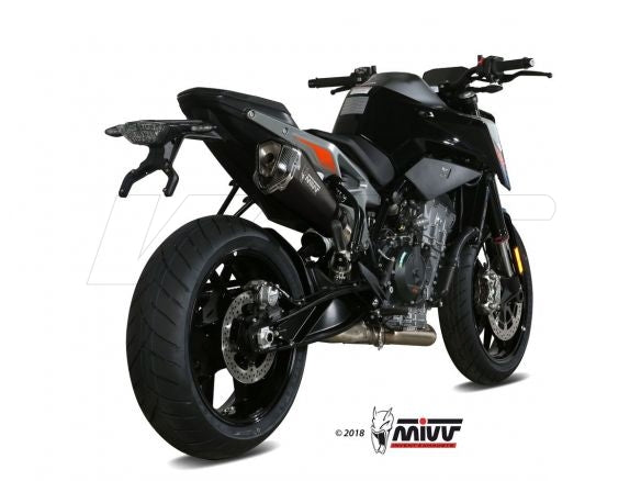 SILENCIADOR MIVV DELTA RACE NEGRO DE ACERO INOXIDABLE KTM DUKE 890 2020-2024