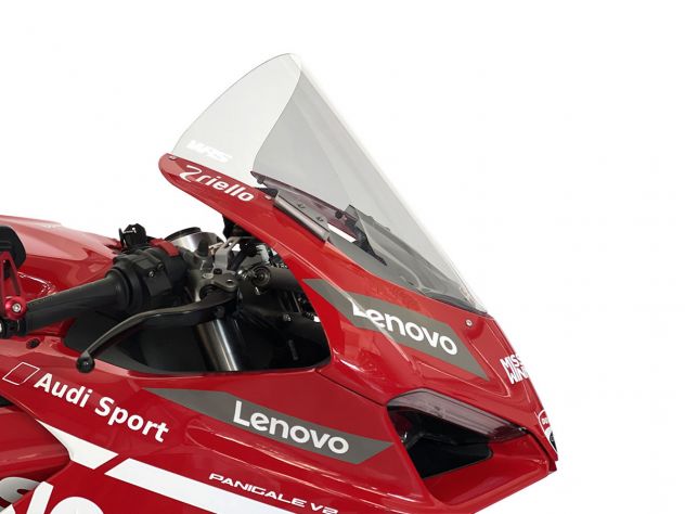PARABRISAS ALTO RACE WRS TRANSPARENTE +45MM DUCATI PANIGALE V4/S 2018-2019