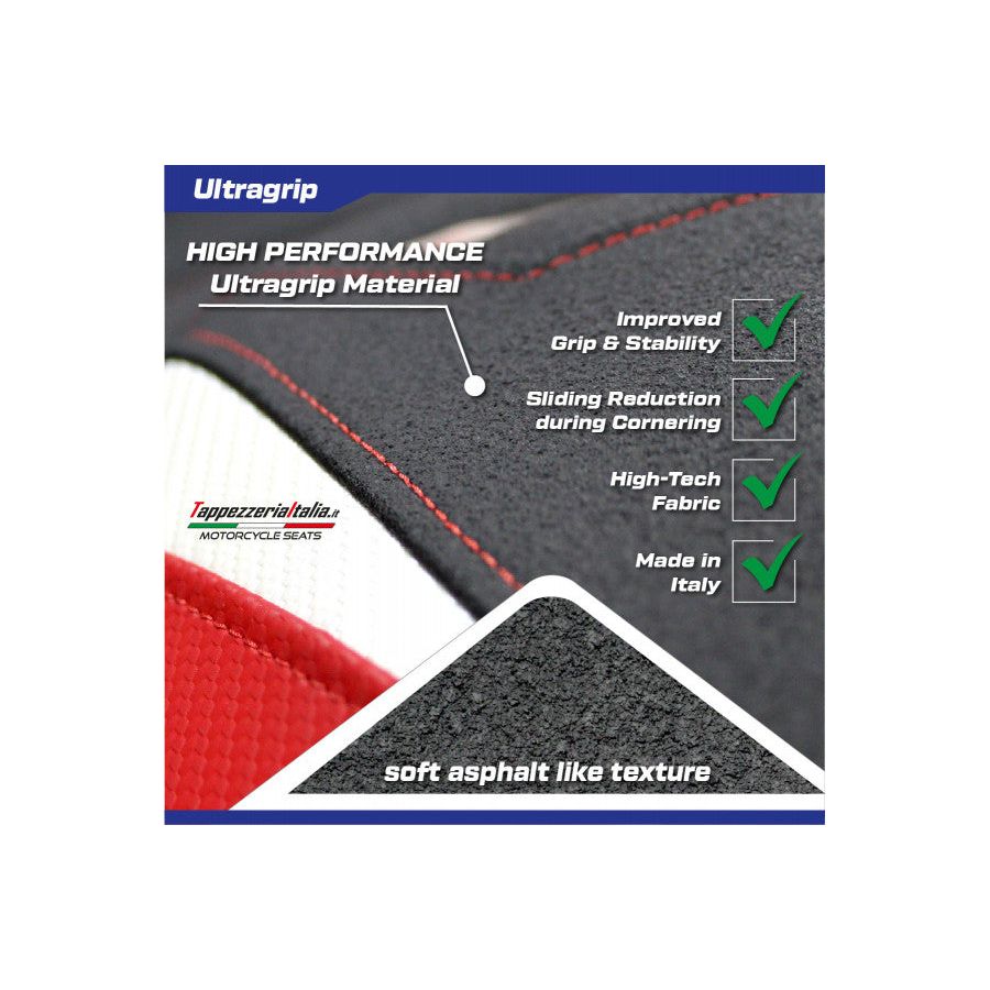 Funda de asiento compatible con Aprilia Tuareg 660 (21-24) modelo Boras comfort system