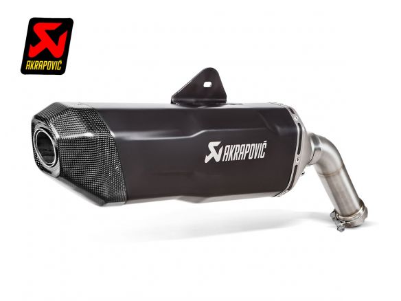 SILENCIADOR AKRAPOVIC TITANIO NEGRO BMW F 750 GS / ADVENTURE 2018-2023