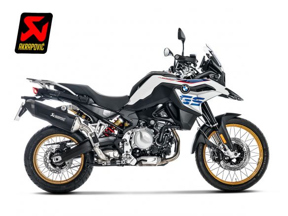 SILENCIADOR AKRAPOVIC TITANIO NEGRO BMW F 750 GS / ADVENTURE 2018-2023