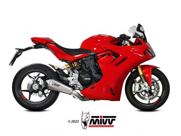 SILENCIADOR MIVV DELTA RACE ACERO INOXIDABLE CARBONO DUCATI SUPERSPORT 950/S 2021-2024