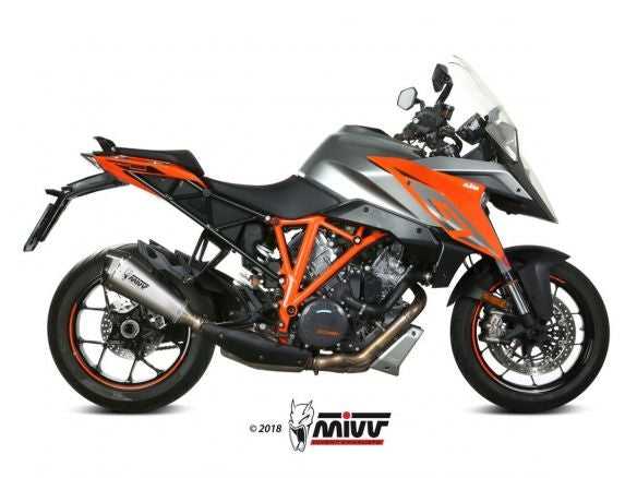 SILENCIADOR MIVV DELTA RACE ACERO INOXIDABLE CARBONO KTM 1290 SUPER DUKE GT 2016-2023