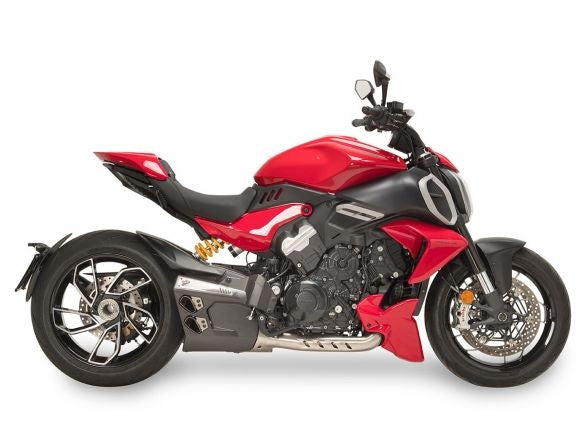 SILENCIADOR DE CARRERAS TERMIGNONI 4 USCITE EDICIÓN DRAGSTER + MAPAS DE ELEVACIÓN DUCATI DIAVEL V4 2023