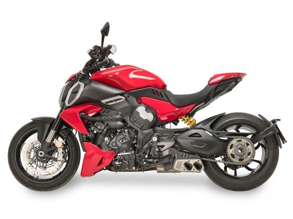 SILENCIADOR DE CARRERAS TERMIGNONI 4 USCITE EDICIÓN DRAGSTER + MAPAS DE ELEVACIÓN DUCATI DIAVEL V4 2023