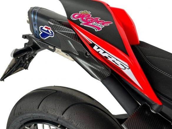 SISTEMA DE ESCAPE COMPLETO TERMIGNONI 4 SALIDAS TITANIO + DEPÓSITO CARBONO DUCATI STREETFIGHTER V4 23-24