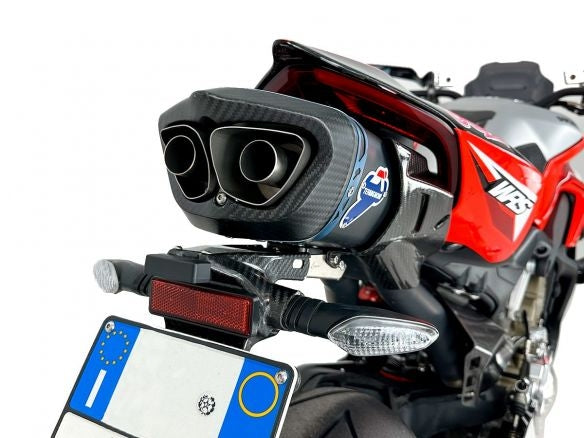 SISTEMA DE ESCAPE TERMIGNONI + DEPÓSITO DE CARBONO 4 SALIDAS NEGRO ED DUCATI STREETFIGHTER V4 23-24