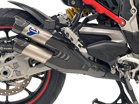 KIT SILENCIADOR TERMIGNONI DE ACERO TITANIO + UPMAP DUCATI MULTISTRADA V4/S 2021-2023