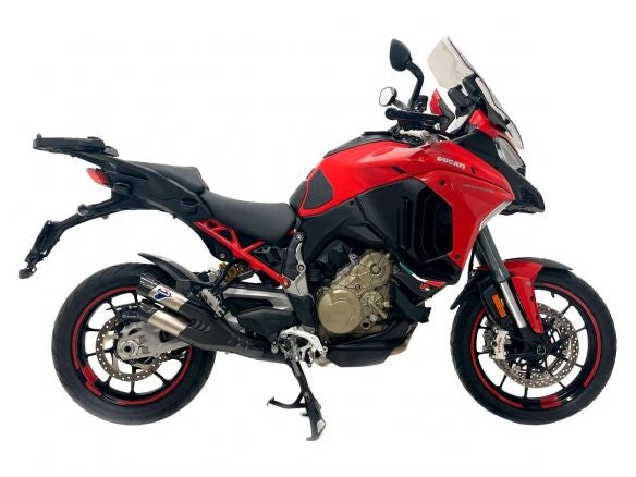 KIT SILENCIADOR TERMIGNONI DE ACERO TITANIO + UPMAP DUCATI MULTISTRADA V4/S 2021-2023