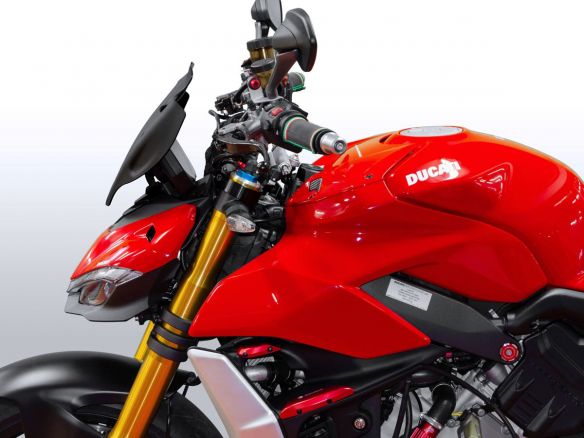 PARABRISAS SPORT PLUS NEGRO MATE WRS DUCATI STREETFIGHTER V4/S 2020-2024