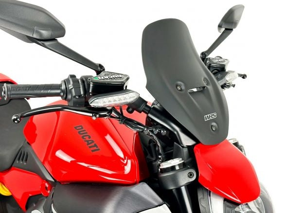 PARABRISAS WRS TOURING NEGRO MATE DUCATI DIAVEL V4 2023-2024