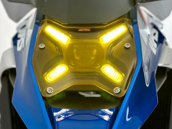LENTE DE PROTECCIÓN WRS AMARILLO FLUOR PARA FARO BMW R 1300 GS 2023-2024