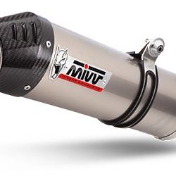 Silenciador de titanio ovalado MIVV con tapa de carbono (grande) BMW R1200GS LC '13-