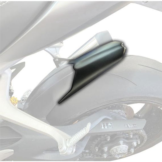 Extensión de guardabarros trasero negro mate para el guardabarros original Triumph Speed Triple 1200 RR/RS