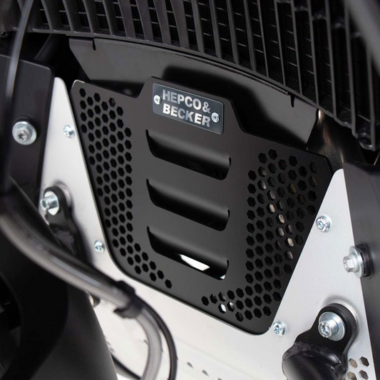 Placa protectora adicional del bloque del motor, negra, Hepco&amp;Becker KTM 790 Adventure/ R '19-'21