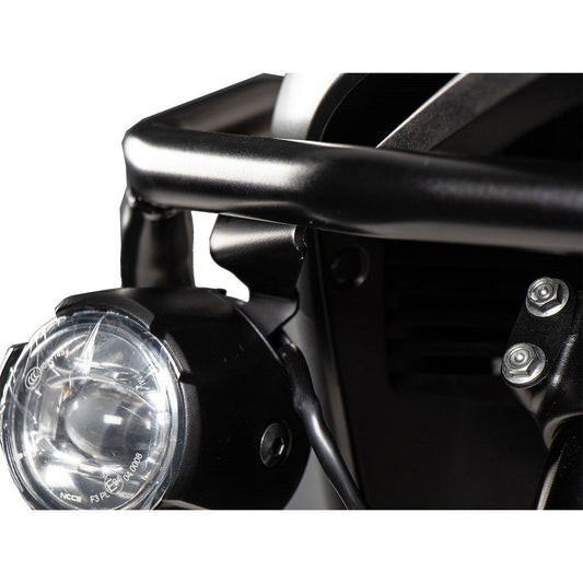 Adaptadores de lámparas originales en defensas Hepco&amp;Becker Honda XL750 Transalp '23-