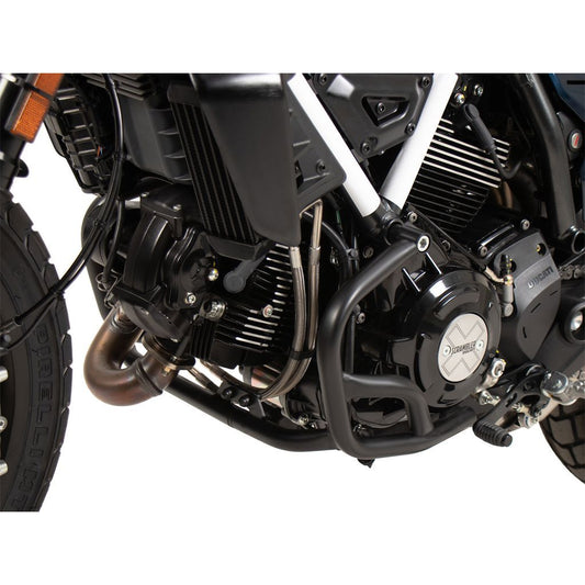 Barra de protección negra Hepco&amp;Becker Scrambler Nightshift