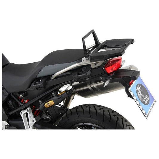 Alurack negro Hepco&amp;Becker BMW F800GS '24- (para portaequipajes original de acero inoxidable)