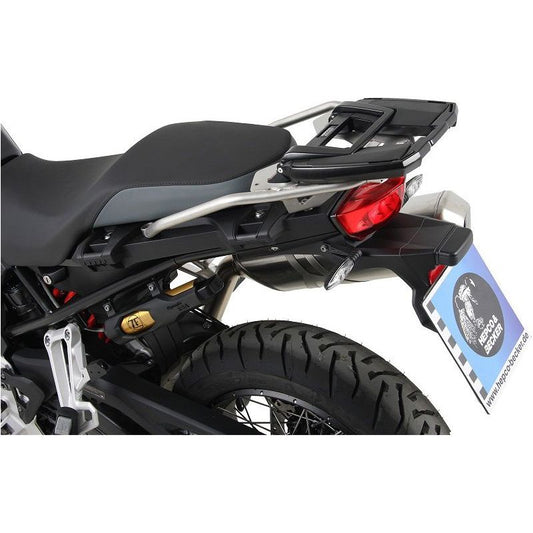 Portaequipajes superior Easyrack negro para Hepco&amp;Becker BMW F800GS '24- (para portaequipajes original de acero inoxidable)
