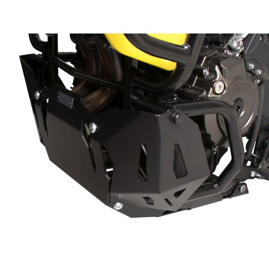 Placa de cárter de aluminio negro Hepco&amp;Becker Suzuki V-Strom 800 DE '23-