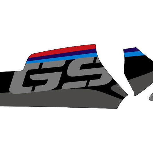 Adhesivo de protección del cardán Uniracing BMW R1200GS/ADV / BMW R1250GS/ADV blanco