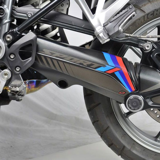 Adhesivo de protección del cardán Uniracing BMW R1200GS / Adventure -'13 negro deportivo