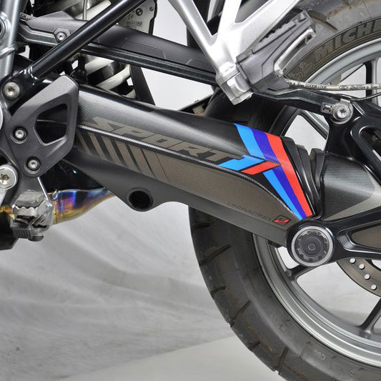 Adhesivo de protección del cardán Uniracing BMW R1200GS / Adventure -'13 negro deportivo