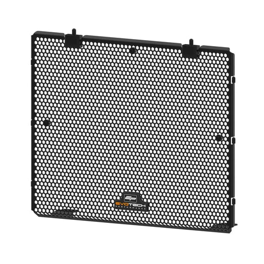 Cubierta del radiador negra Evotech Performance KTM 990 Duke '24-