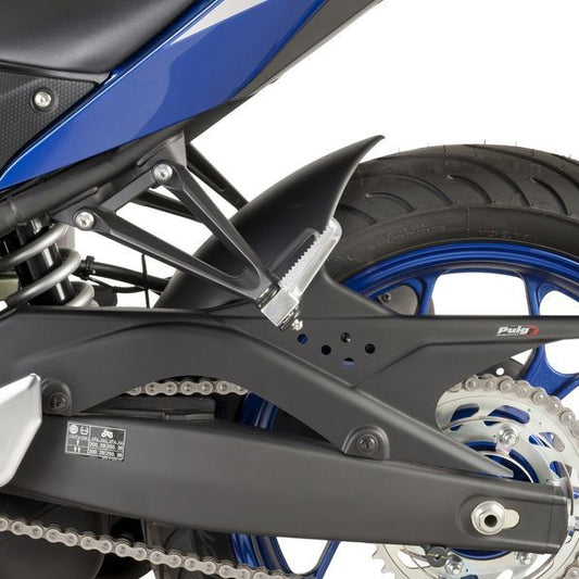 Guardabarros trasero Puig negro mate Yamaha MT-03 '16-/ YZF-R3 '15-