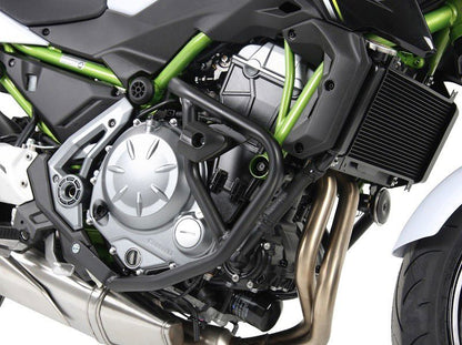 Barra de protección negra Hepco&amp;Becker Kawasaki Z650 '17-