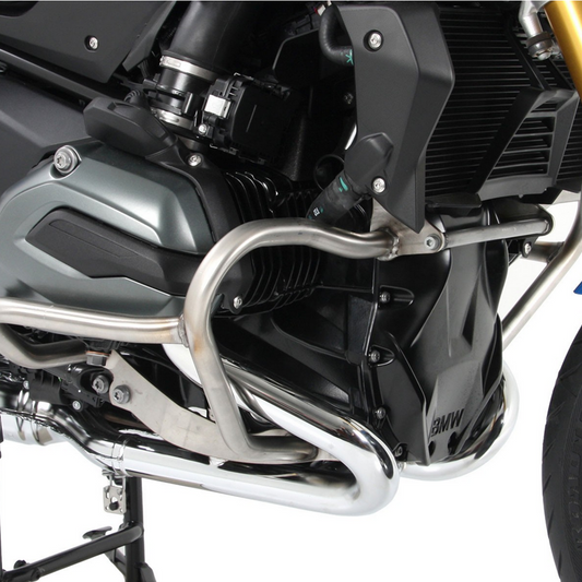 Barra de protección plateada Hepco&amp;Becker BMW R1200RS '15-18