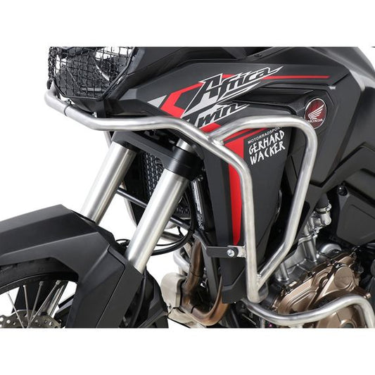 Soporte de depósito de acero inoxidable Hepco&amp;Becker Honda CRF1100L Africa Twin '19-23