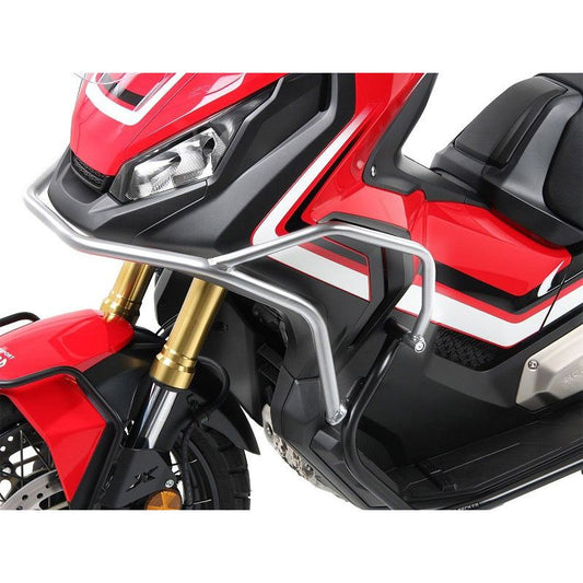 Barra de protección delantera Hepco&amp;Becker plateada Honda X-ADV (17-20)