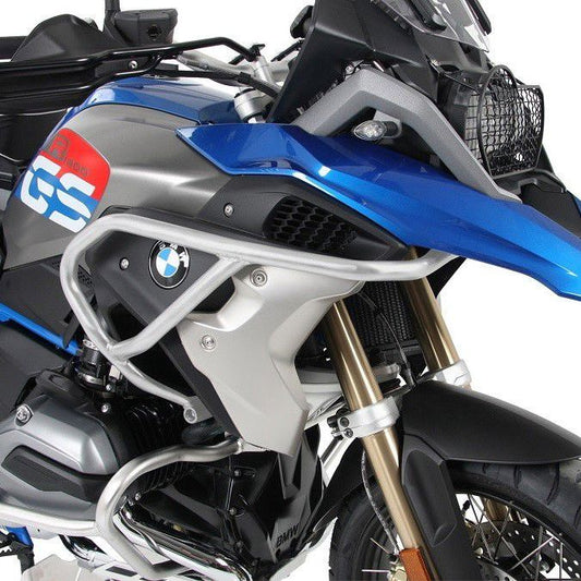 Barra de protección superior (protección del depósito) plateada Hepco&amp;Becker BMW R1200GS LC '17-18