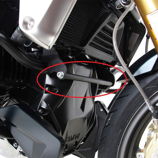 Soporte de conexión plateado para defensa Hepco&amp;Becker BMW R1250GS '18-23