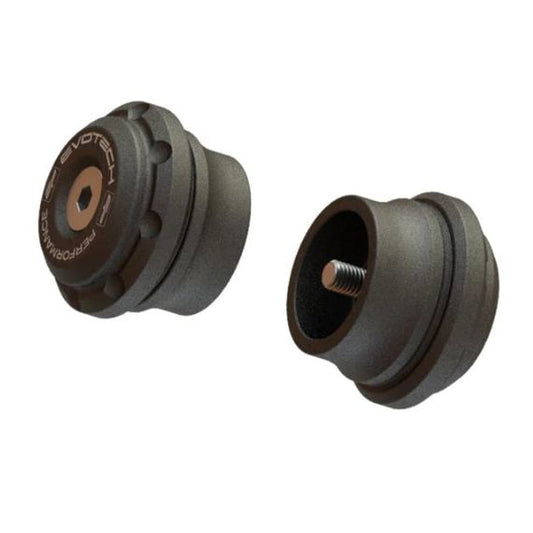 Extremos de manillar (juego) negros Evotech Performance Triumph Speed Triple 1200 RS '21- (sin espejos de extremo de manillar)