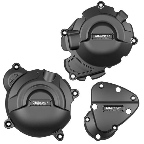 Juego de tapas de motor GB-Racing Triumph Speed Triple 1200RR/RS '21- (alternador, embrague y pulsador)
