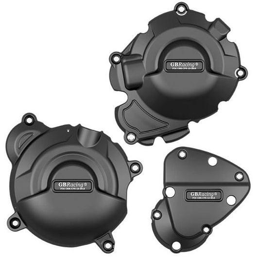 Juego de tapas de motor GB-Racing Triumph Speed Triple 1200RR/RS '21- (alternador, embrague y pulsador)